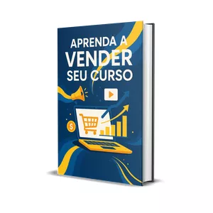 Imagem de capa para o Ebook Aprenda a Vender Seu Curso