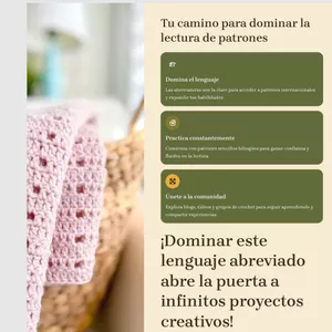 Imagen de portada para Ebook Lectura Básica de  Abreviaturas de  Crochet