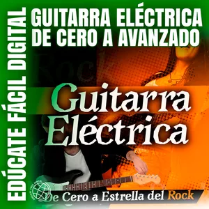 Imagen de portada para Curso online GUITARRA ELÉCTRICA: Desde cero a Avanzado + BONOS