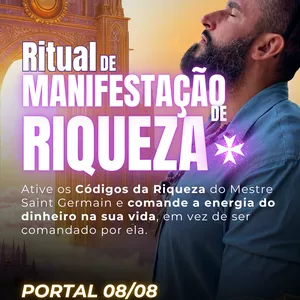Imagem de capa para o Curso online Ritual de Manifestação de Riqueza | 08/08