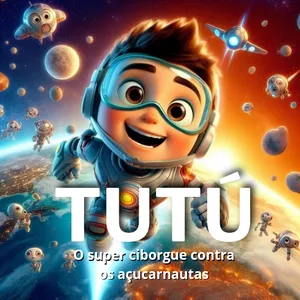 Imagem de capa para o Ebook Tutú, o super ciborgue contra os açucarnautas 
