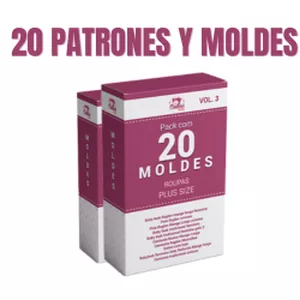 Imagen de portada para Ebook 20 MOLDES - TAMAÑO GRANDE