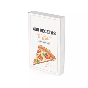 Imagen de portada para Ebook +450 recetas sin azúcar y sin gluten