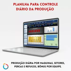 Imagem de capa para o Curso online Planilha controle de produção diária