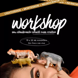Imagem de capa para o Evento online Workshop Criativo Montessoriano 