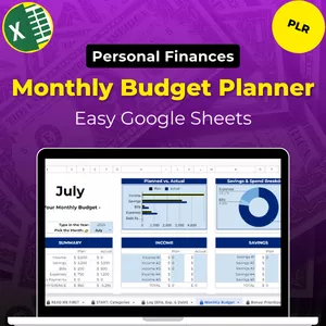 Cover image for Ebook Monthly Budget Spreadsheet | Blush Pink Palette | Simple Annual Budget | Personal Finances | Easy Google Sheets | Financial Planner Easy