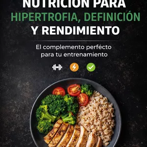 Imagen de portada para Curso online 📘 Guía de Nutrición para Hipertrofia, Definición y Rendimiento