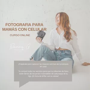 Imagen de portada para Curso online Fotografia para mamás con celular 