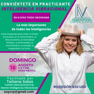 Imagen de portada para Evento online Curso Teórico Práctico de Inteligencia Vibracional