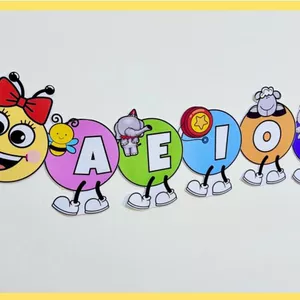 Imagem de capa para o Ebook Centopeia das Vogais 