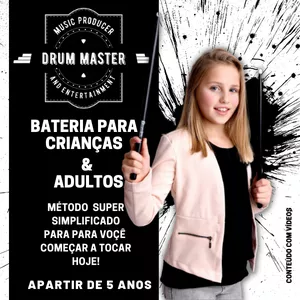Imagem do curso Drum Master - Bateria simplificada 