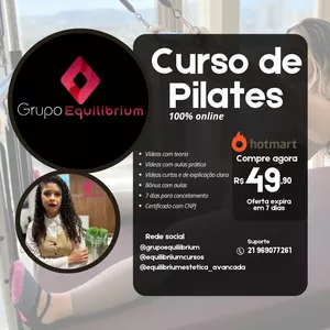 Imagem de capa para o Curso online Curso de Pilates Completo