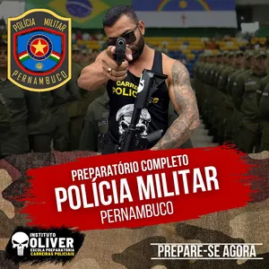 Imagem de capa para o Curso online 👮‍♂️Preparatório Completo POLÍCIA MILITAR do Pernambuco 👮‍♂️ PMPE - Instituto Óliver