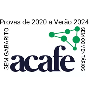 Imagem de capa para o Ebook Provas ACAFE sem gabarito