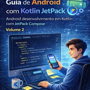 Imagem de capa para o Ebook Guia de Android com Kotlin - JetPack Compose - V2 - 2026