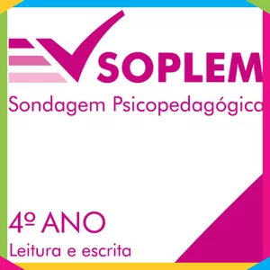 Imagem de capa para o Ebook Apostila SOPLEM - 4° ano - Leitura e Escrita