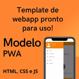 Imagem de capa para o Curso online Template para PWA com HTML, CSS e JS