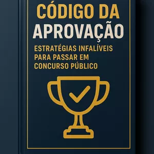 Imagem de capa para o Ebook Mapa da Aprovação – Dicas e Estratégias para Passar em Concursos