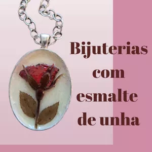Crie bijuterias incríveis com esmalte de unha - Sem resina!