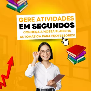 Imagem de capa para o Curso online Gerador de atividades para Professores