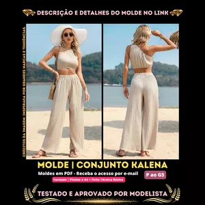 Imagem de capa para o Curso online [Molde em PDF] - Conjunto Kalena. ID 2928809✨ 