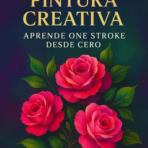Imagen de portada para Ebook Manual de Pintura Creativa: Aprende One Stroke desde Cero