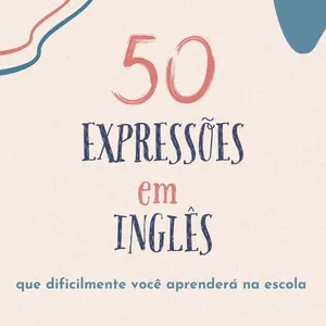 Imagem de capa para o Ebook 50 Expressões em Inglês 
