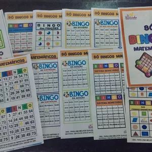 Imagem de capa para o Ebook SÓ BINGOS MATEMÁTICOS