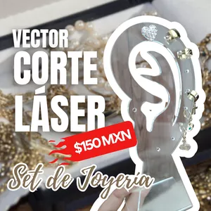 Imagen de portada para Ebook Vector de Set de Acrílico para Exhibir Joyas 
