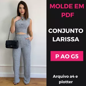 Imagem de capa para o Ebook Molde conjunto Larissa