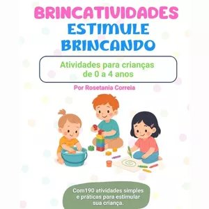 Imagem do curso Brincatividades - Estimule brincando - 190 atividades para crianças de 0 a 4 anos