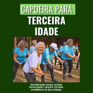 Imagem de capa para o Ebook Capoeira para a Terceira idade