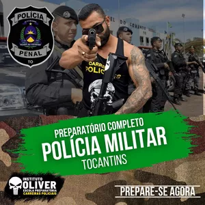 Imagem de 👮‍♂️Preparatório Completo POLÍCIA MILITAR do Tocantins 👮‍♂️ PMTO - Instituto Óliver  criado por Instituto Óliver Escola Preparatória Carreiras Policiais na hotmart