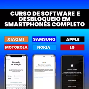 Imagem de capa para o Curso online Curso Avançado de Reparo e Desbloqueio de Celulares