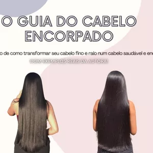 Imagem de capa para o Ebook O GUIA DO CABELO ENCORPADO