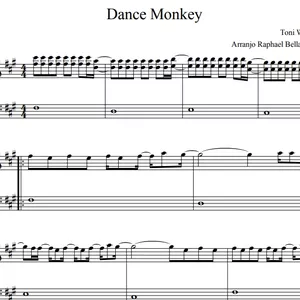 Prof. Elvis Chaves - Escola de Música - Tutorial melódico da música Dance  monkey para teclado arranjador. Tutorial melódico da música Dance monkey  Partitura para teclado arranjador. Adquira essa partitura completa em