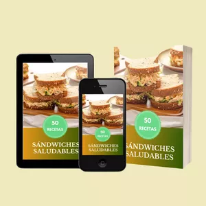Imagen de portada para Ebook 50 RECETAS DE SANDWICH SALUDABLES