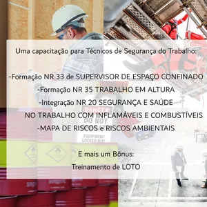 Imagem do curso Técnico de Segurança do Trabalho - Capacitando TST