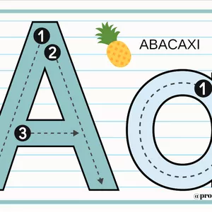 Imagem de capa para o Curso online Alfabeto ilustrado pontilhado