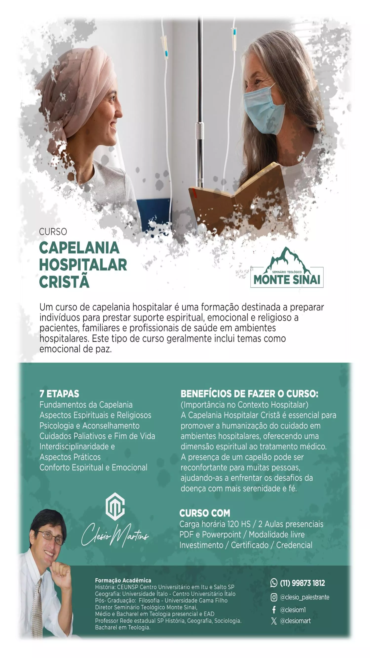 CURSO DE CAPELANIA HOSPITALAR  CRISTÃ — imagem 2
