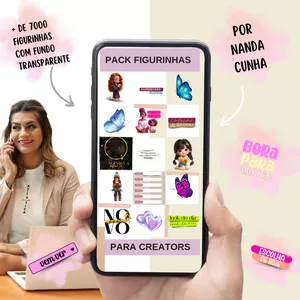 Imagem do curso PACK DE FIGURINHAS PARA CREATORS