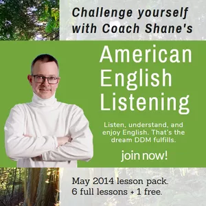 Cover image for Online course Coach Shane's American English Listening - May 2014