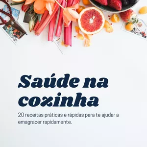Imagem de capa para o Ebook Receitas práticas e rápidas para te ajudar a emagracer rapidamente!