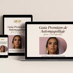 Imagen de portada para Ebook Guía Premium de Automaquillaje para principiantes.