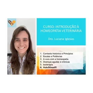 Imagem de capa para o Curso online Introdução à Homeopatia Veterinária