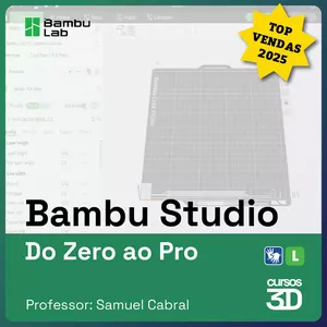 Imagem de capa para o Curso online Bambu Studio Iniciante