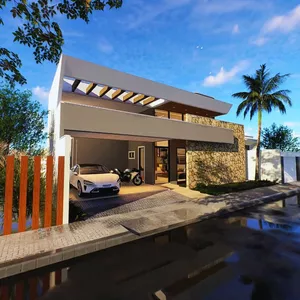 Imagem de capa para o Ebook CASA MALDIVAS - PROJETO DE CASA TÉRREA 15X20m