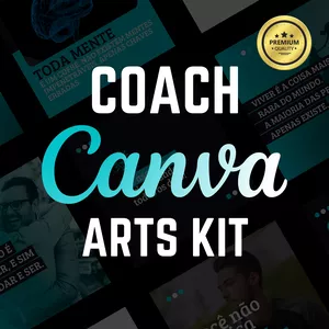 Cover image for Online course Coach Canva Arts Kit