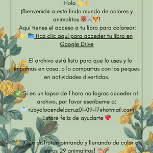 Imagen de portada para Ebook 🎨🐻 Libro para Colorear de Animalitos 🐰🦊