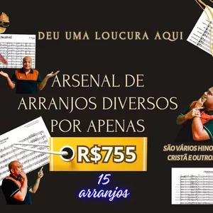 Imagem de capa para o Ebook Arsenal de Arranjos para Orquestras (Loucura)
